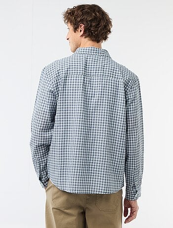 Chemise à carreaux