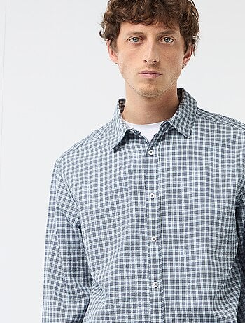 Chemise à carreaux
