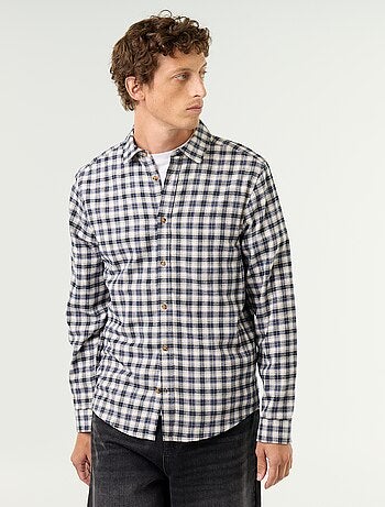 Chemise à carreaux