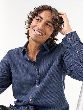 Chemise à carreaux