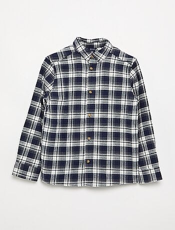Chemise à carreaux en flanelle