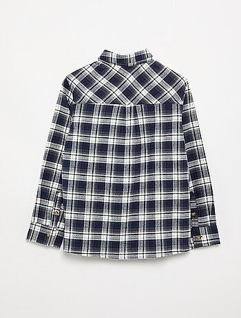 Chemise à carreaux en flanelle