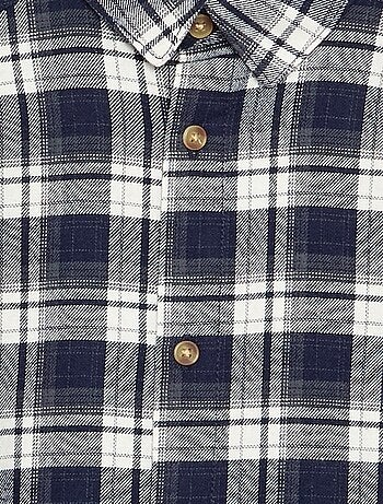 Chemise à carreaux en flanelle