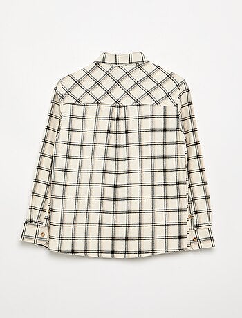 Chemise à carreaux en flanelle