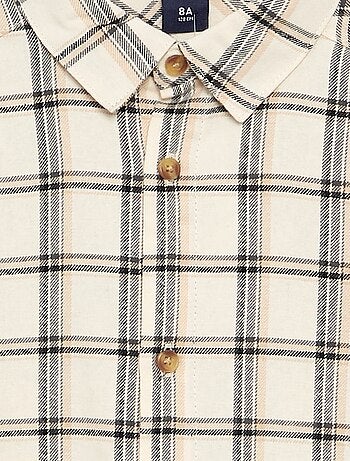 Chemise à carreaux en flanelle
