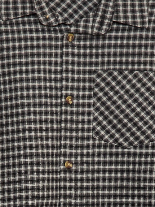 Chemise à carreaux en flanelle - Kiabi