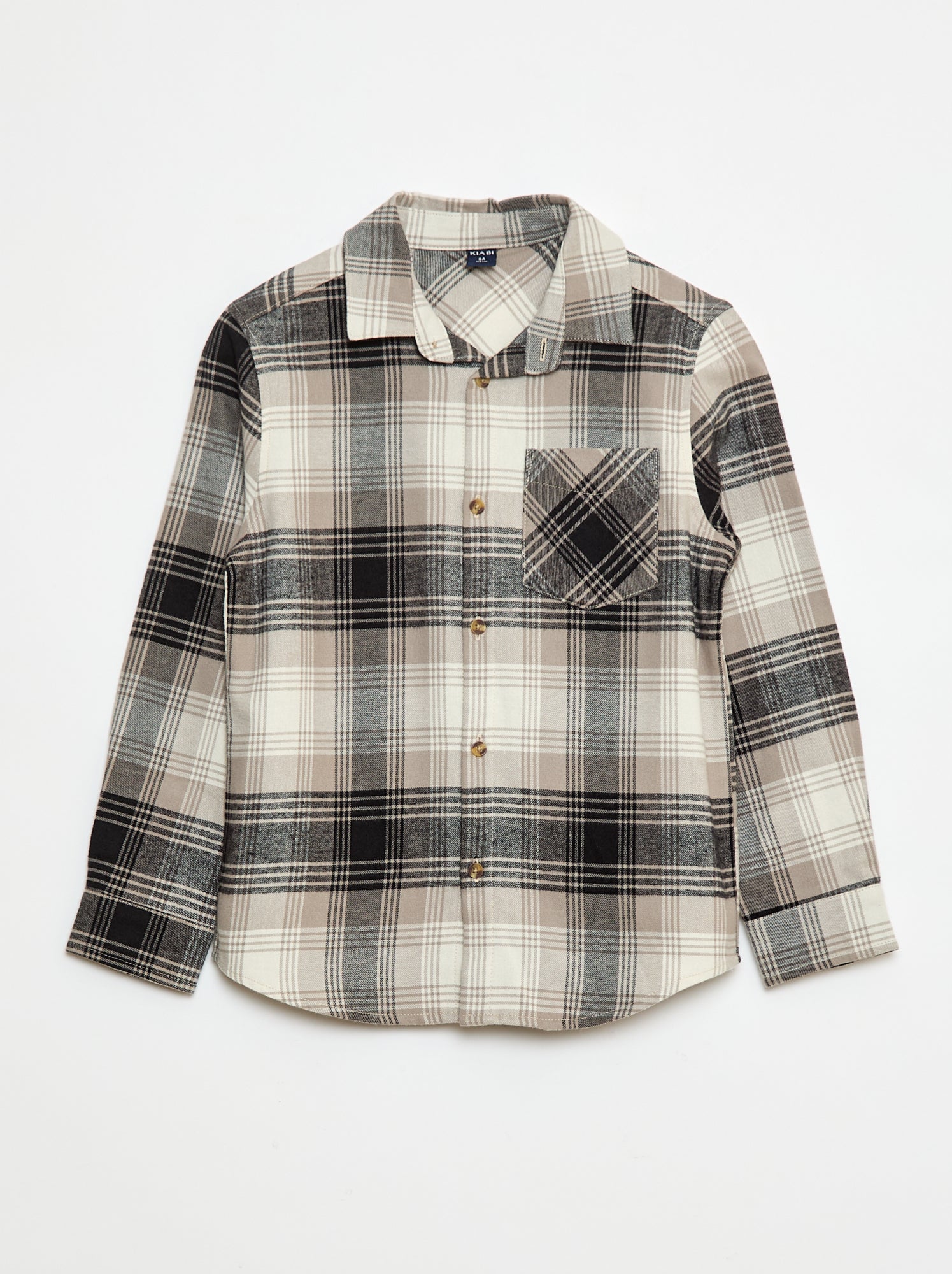 Chemise à carreaux en flanelle