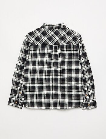 Chemise à carreaux en flanelle
