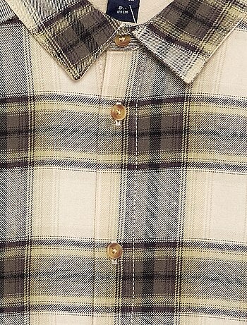 Chemise à carreaux en flanelle