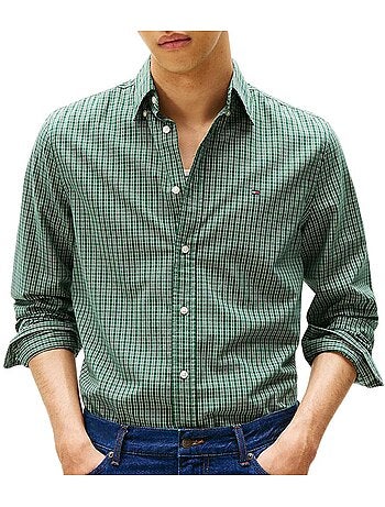 Chemise à carreaux homme tommy hilfiger
