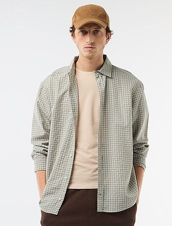 Chemise à carreaux