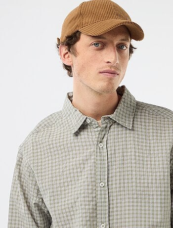 Chemise à carreaux