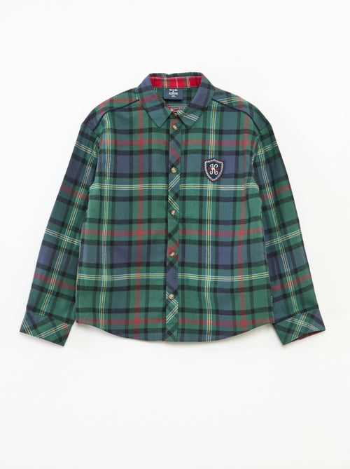 Chemise à carreaux 'Kiabi & Catherine Painvin' regular en coton - Kiabi