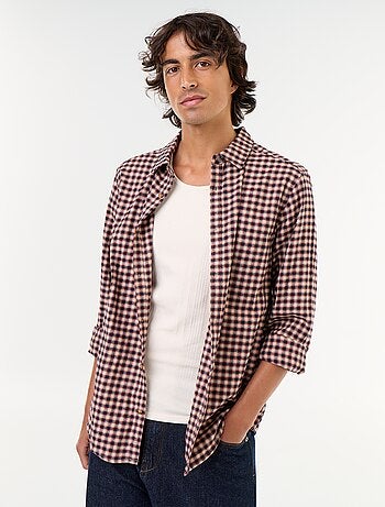 Chemise à carreaux