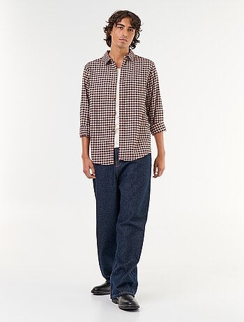 Chemise à carreaux
