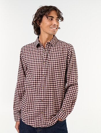 Chemise à carreaux