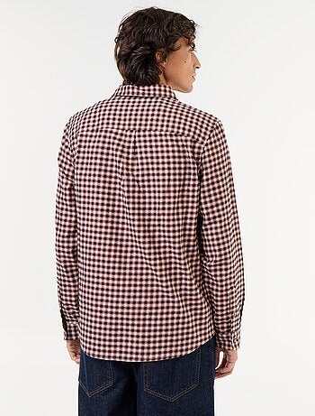Chemise à carreaux