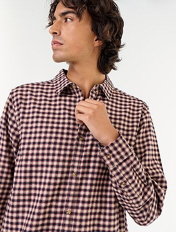 Chemise à carreaux