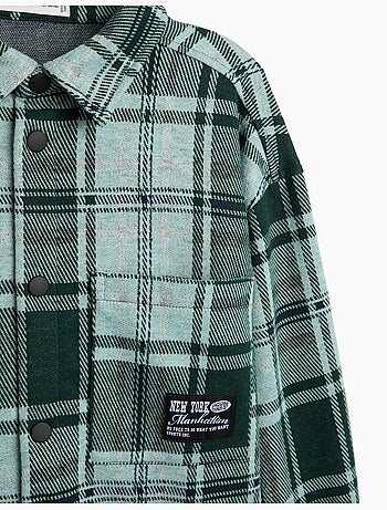 Chemise à carreaux, mo fashion