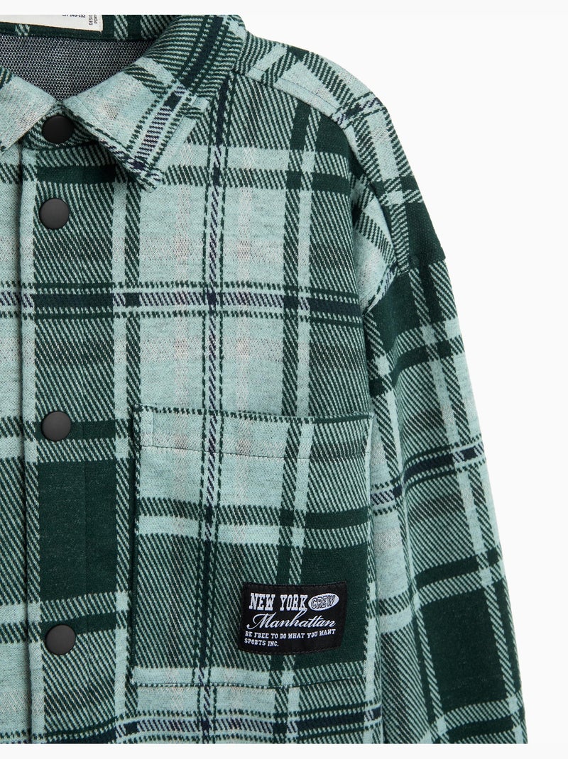 Chemise à carreaux, mo fashion Vert - Kiabi