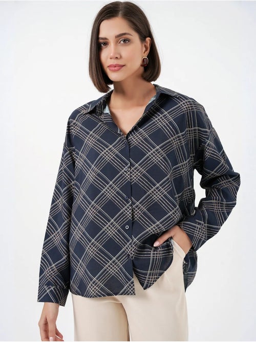 Chemise à carreaux oversize bdart - Kiabi