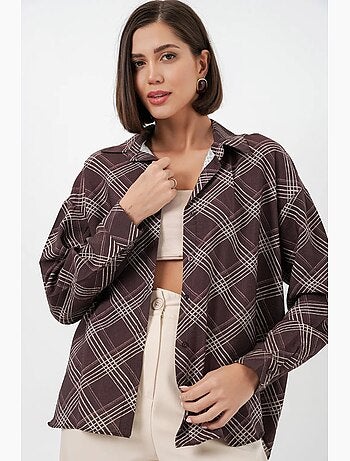 Chemise à carreaux oversize bdart