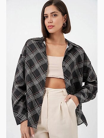 Chemise à carreaux oversize bdart