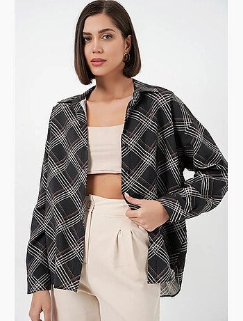 Chemise à carreaux oversize bdart