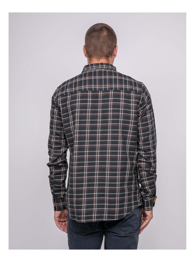 Chemise à carreaux taloupal Marron - Kiabi
