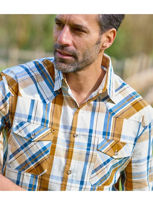 Chemise à Carreaux Texas - ATLAS FOR MEN - Kiabi Chemise à Carreaux Texas - ATLAS FOR MEN - Kiabi