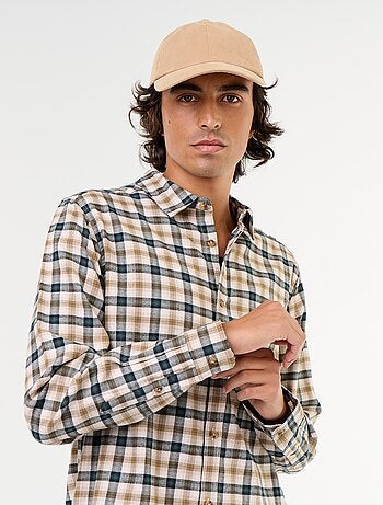 Chemise à carreaux