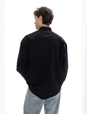 Chemise à col boutonné en popeline giesto