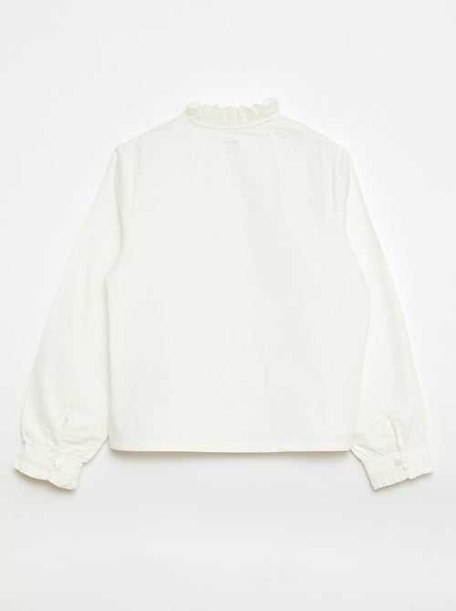 Chemise à col fantaisie - Kiabi