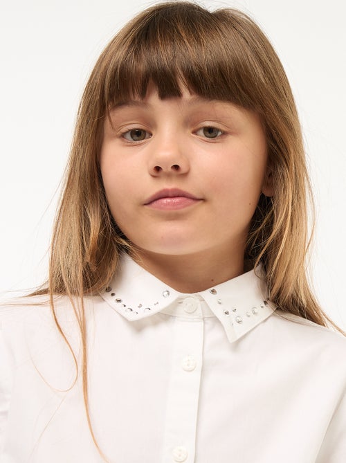 Chemise à col faux bijoux - Kiabi