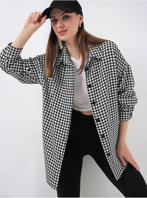 Chemise à double poche à motif écossais bdart - Kiabi