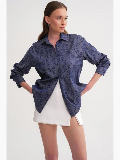 Chemise à imprimé fleuri mixray - Kiabi