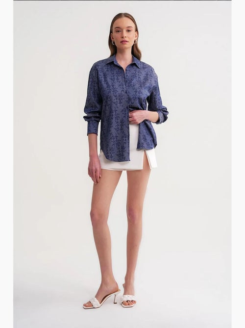 Chemise à imprimé fleuri mixray - Kiabi