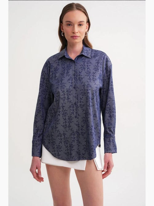 Chemise à imprimé fleuri mixray - Kiabi