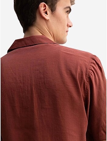 Chemise à manches courtes à col ouvert pour homme giesto