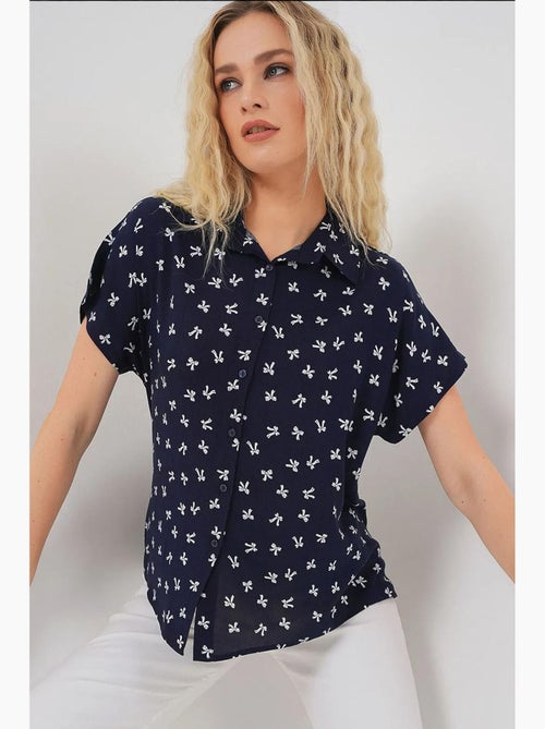 Chemise à manches courtes à motifs bdart - Kiabi