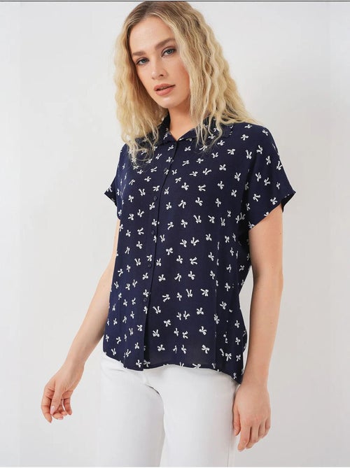 Chemise à manches courtes à motifs bdart - Kiabi
