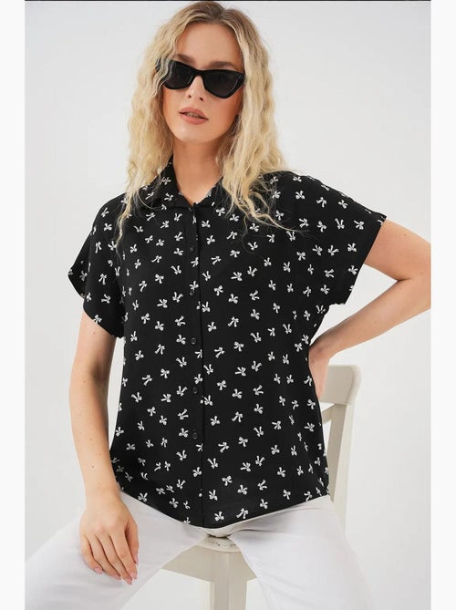 Chemise à manches courtes à motifs bdart - Kiabi
