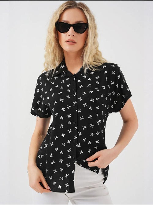 Chemise à manches courtes à motifs bdart - Kiabi