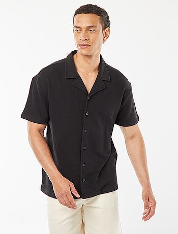 Chemise à manches courtes et col polo
