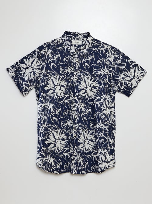Chemise à manches courtes imprimé fantaisiste 'Produkt' - Kiabi