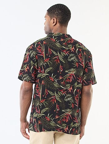 Chemise à manches courtes légère avec motif