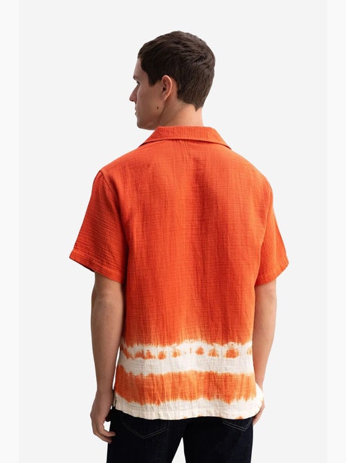 Chemise à manches courtes pour homme , motif tie-dye, fermeture boutonnée giesto - Kiabi