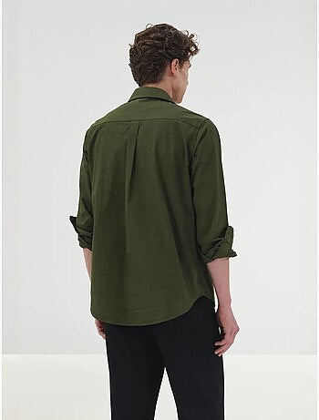 Chemise à manches longues avec imprimé brodé giesto