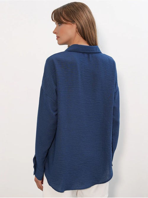 Chemise à manches longues brodée avec fermeture à boutons bdart - Kiabi Chemise à manches longues brodée avec fermeture à boutons bdart - Kiabi