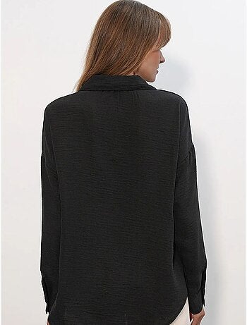 Chemise à manches longues brodée avec fermeture à boutons bdart